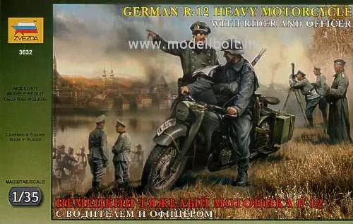 Zvezda - German WWI Single Motorcycle